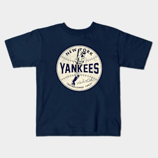 Babe Ruth Yankees by  Buck Tee Kids T-Shirt
